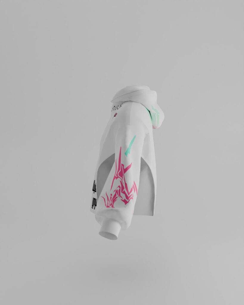 First Breath Digital Crop Hoodie