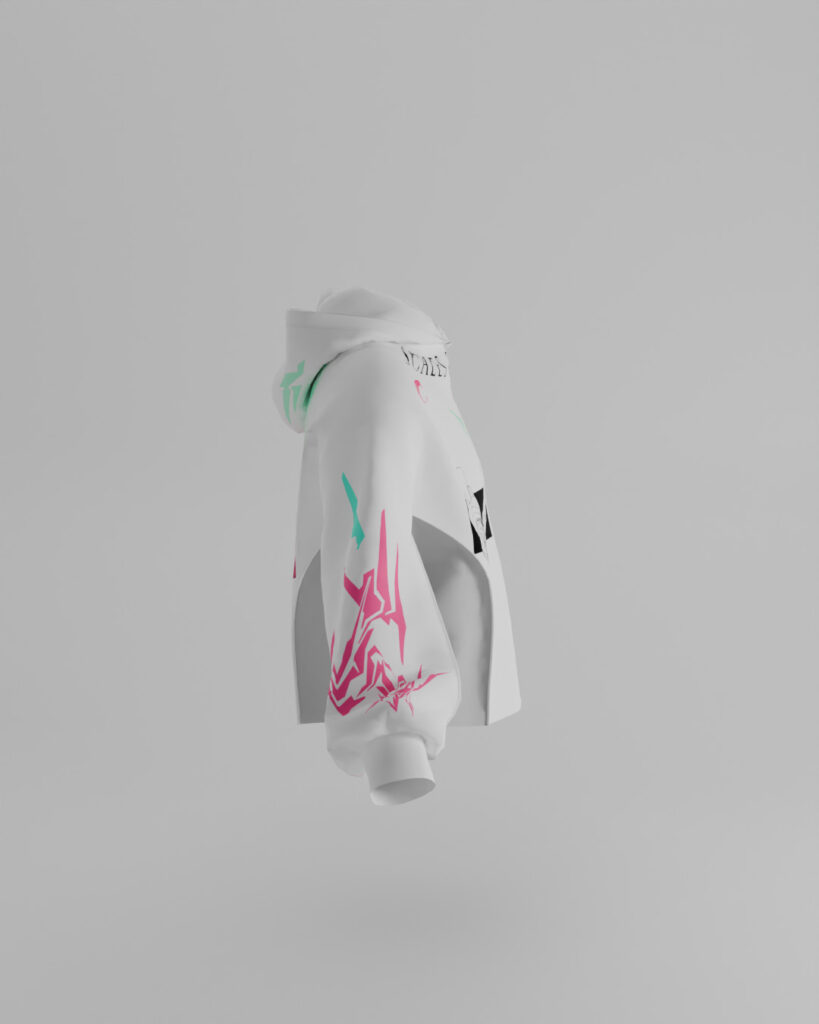 First Breath Digital Crop Hoodie