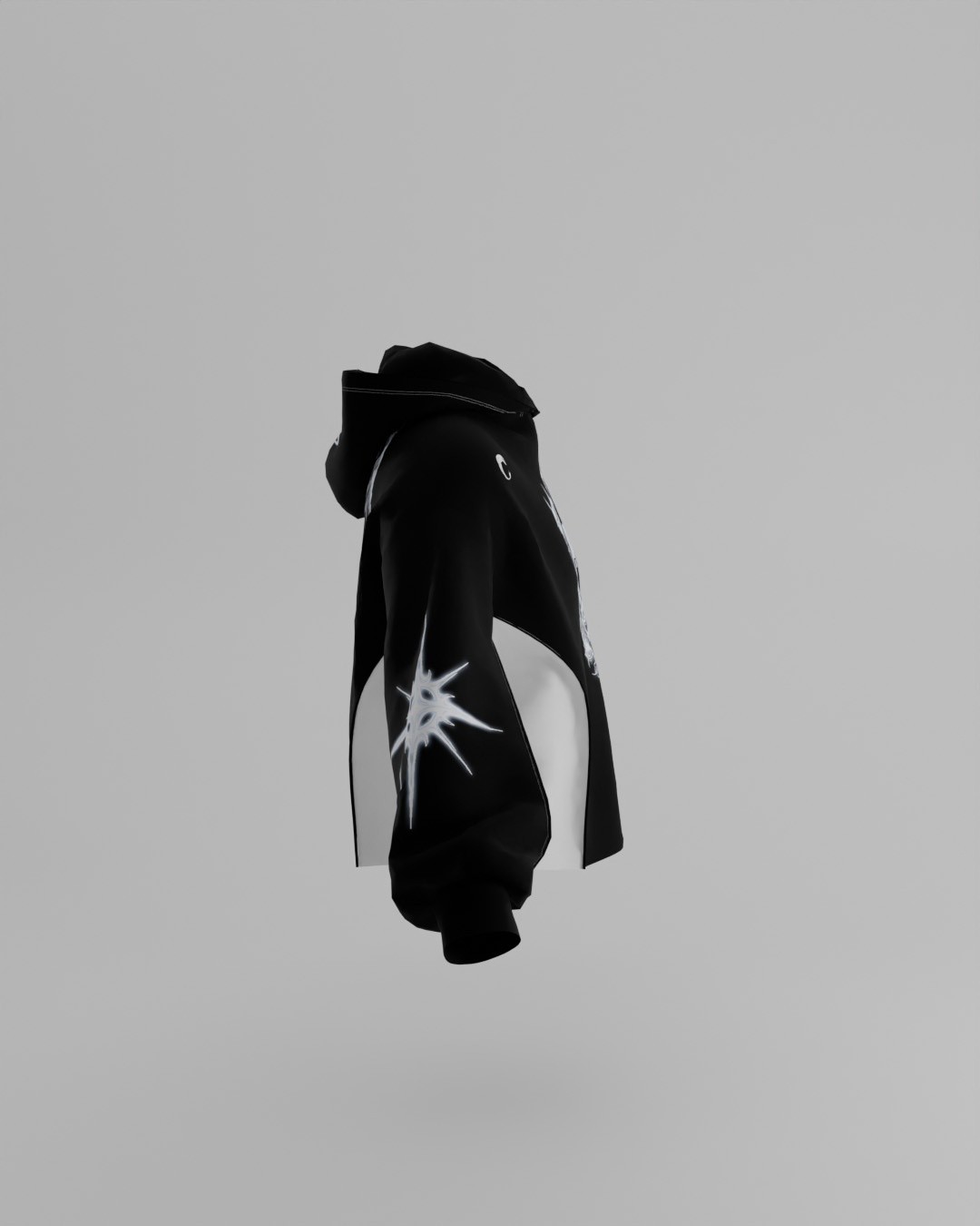 First Breath Light Crop Hoodie
