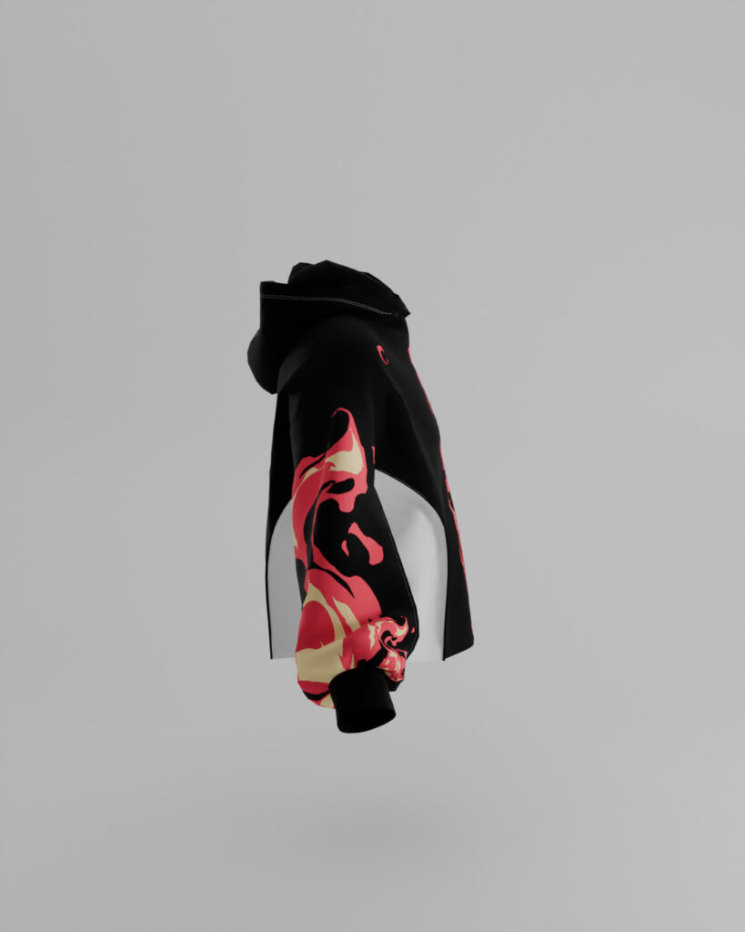 First Breath Fire Crop Hoodie