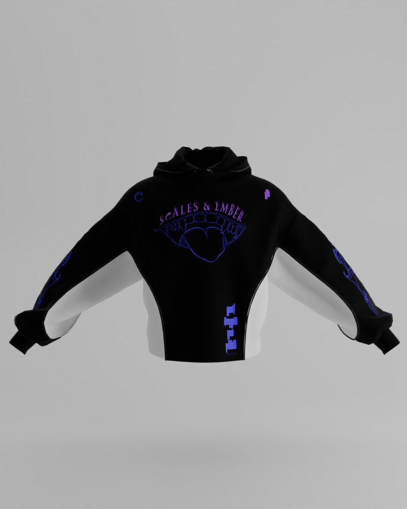First Breath Shadow Crop Hoodie