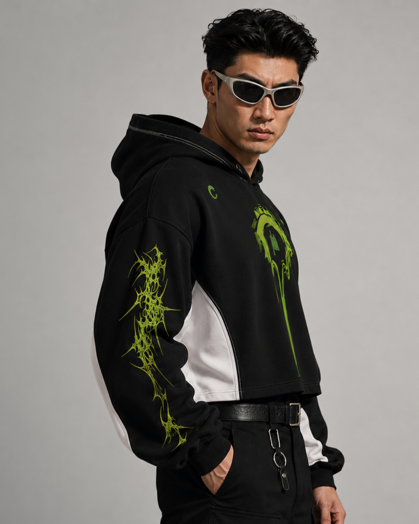 First Breath ChemTech Crop Hoodie