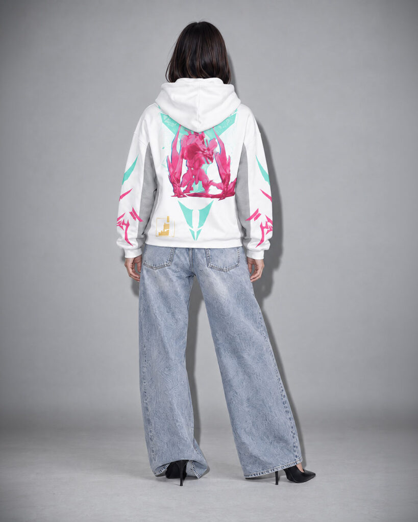 First Breath Digital Crop Hoodie