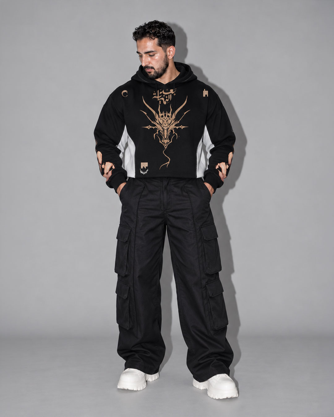 First Breath GemStone Crop Hoodie