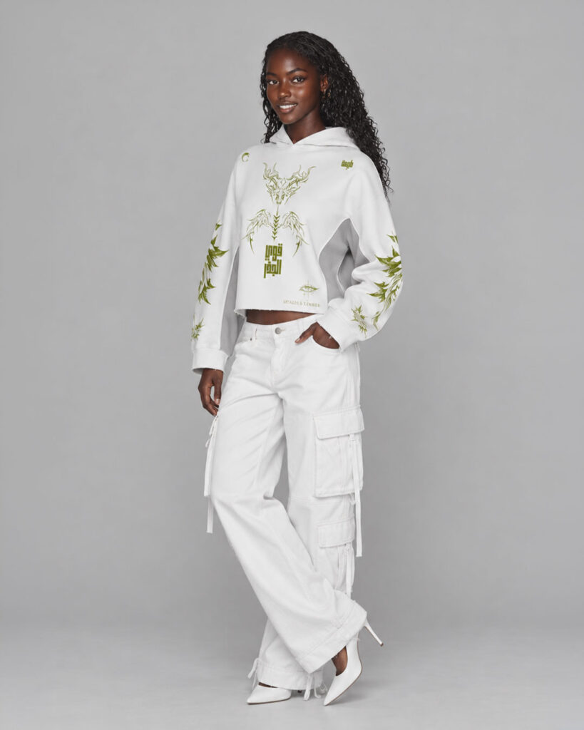 First Breath Nature Crop Hoodie