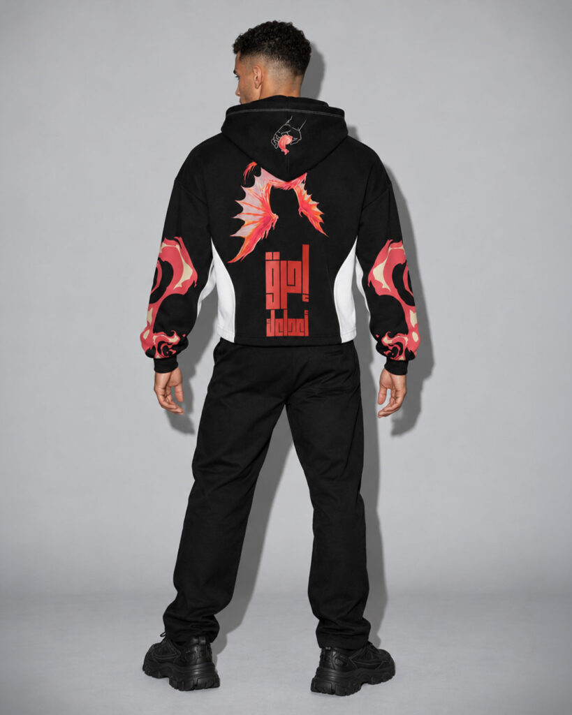 First Breath Fire Crop Hoodie