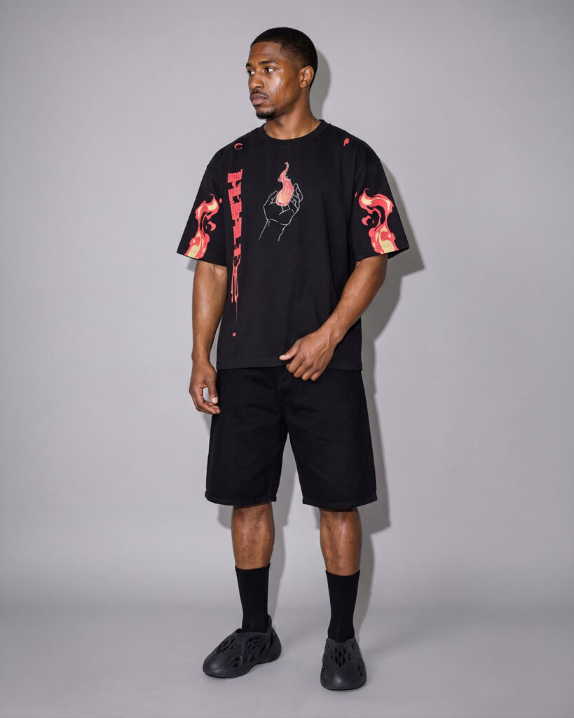 First Breath Fire Crop T-shirt