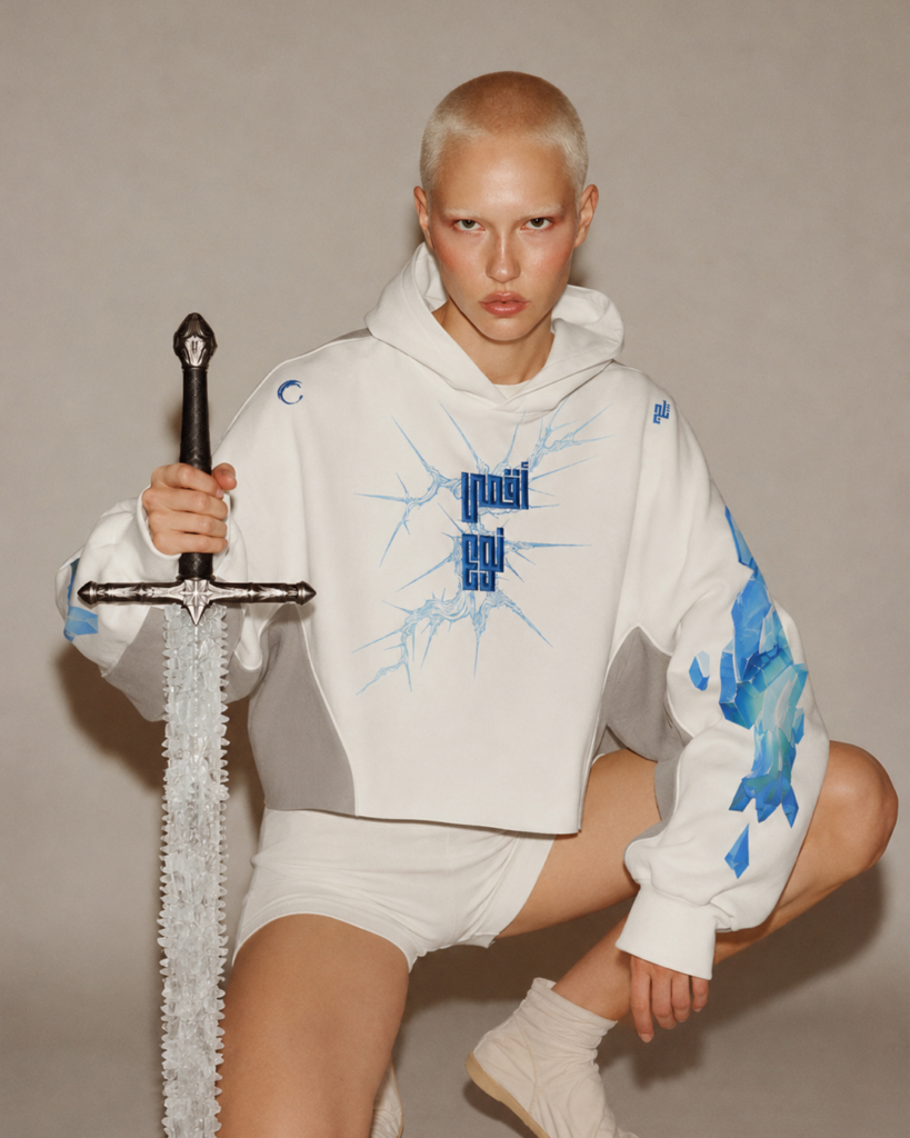 First Breath Ice Crop Hoodie