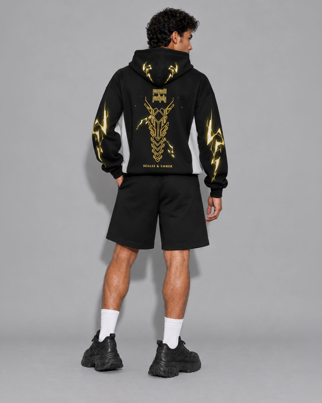 First Breath Thunder Crop Hoodie