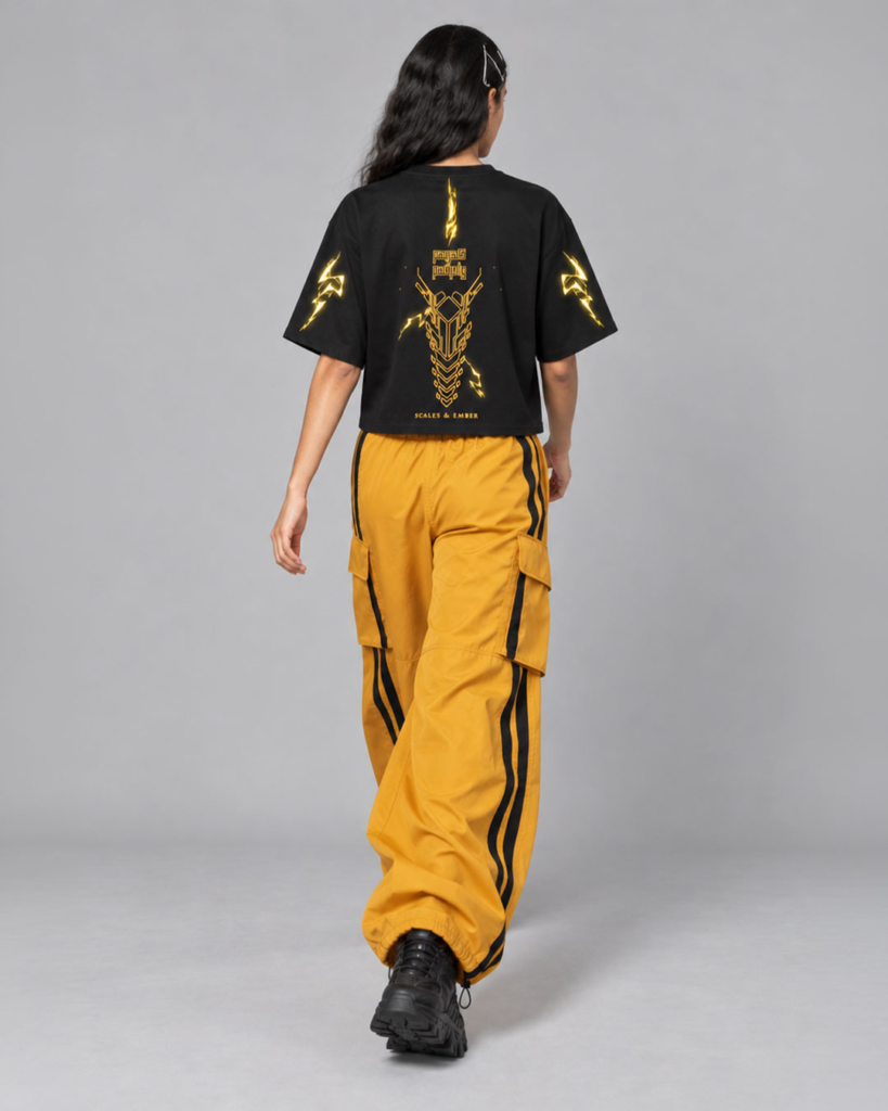 First Breath Thunder Crop T-shirt