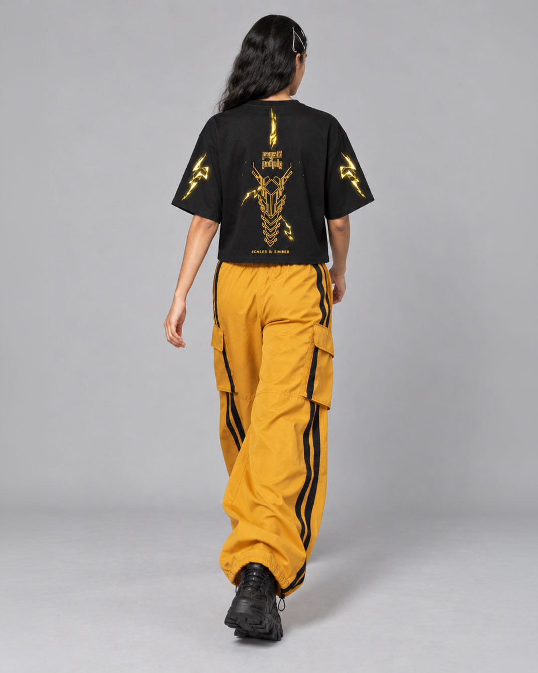 First Breath Thunder Crop T-shirt
