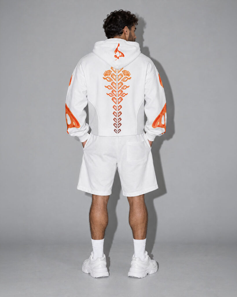 First Breath Magma Crop Hoodie