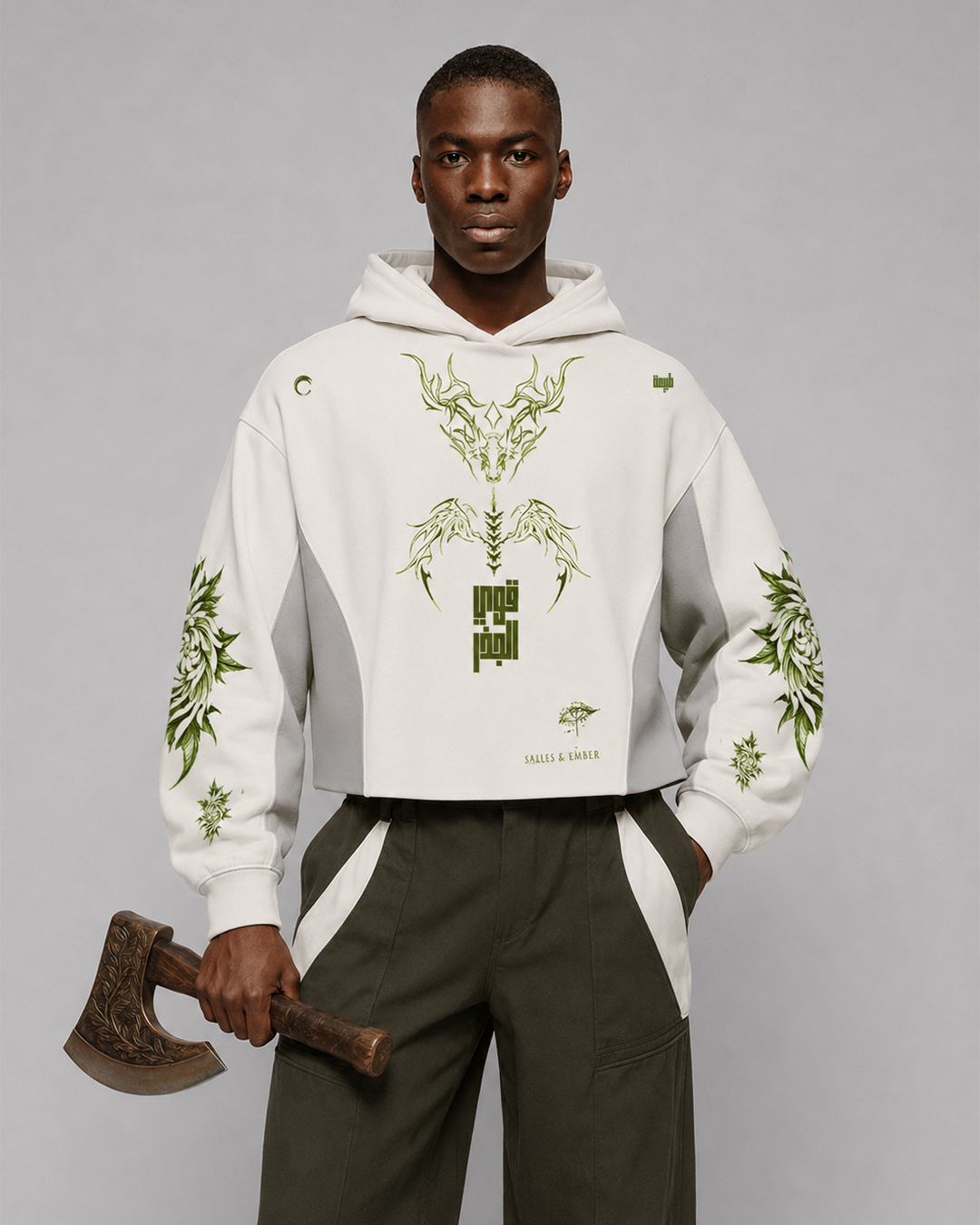 First Breath Nature Crop Hoodie