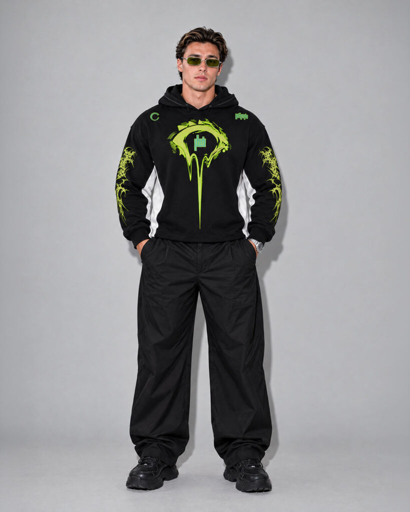 First Breath ChemTech Crop Hoodie