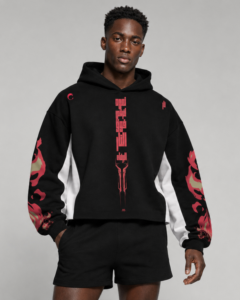 First Breath Fire Crop Hoodie