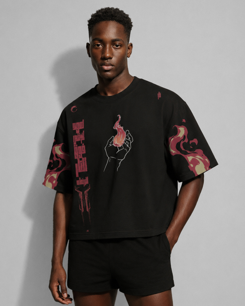 First Breath Fire Crop T-shirt