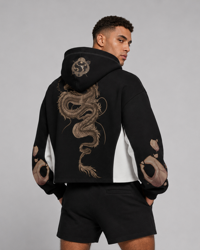 First Breath GemStone Crop Hoodie