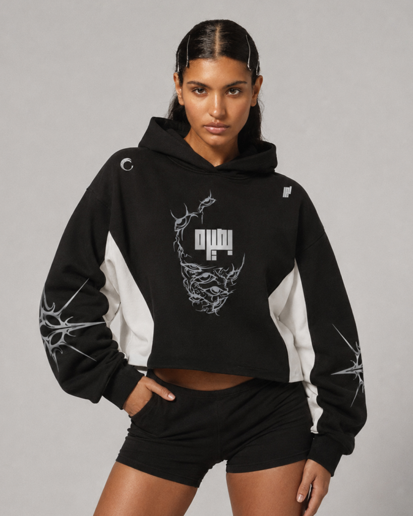First Breath Light Crop Hoodie