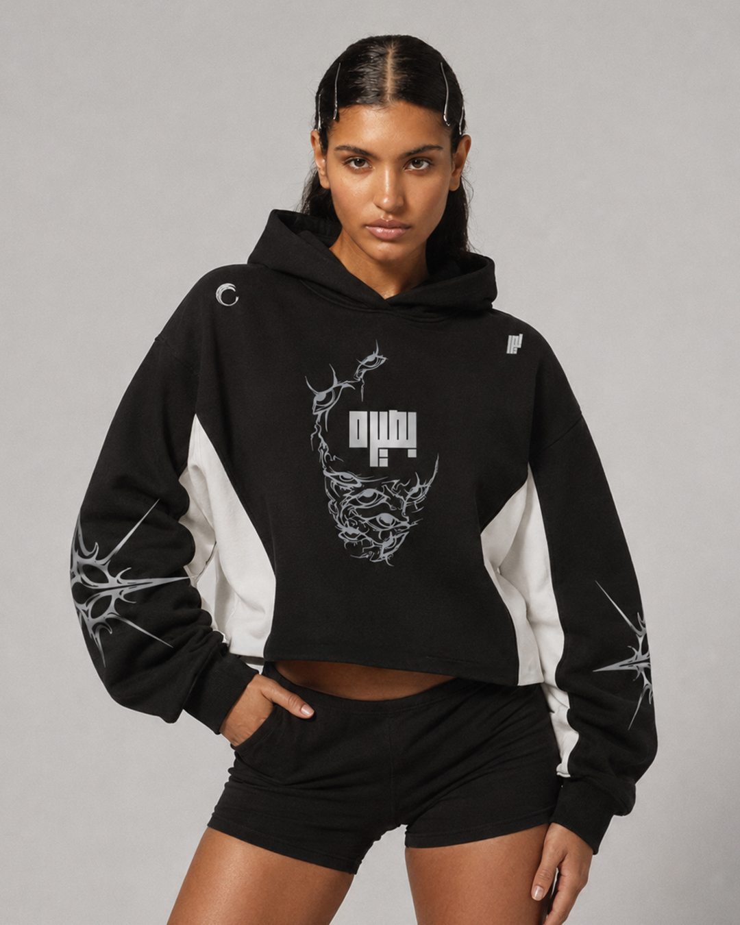 First Breath Light Crop Hoodie