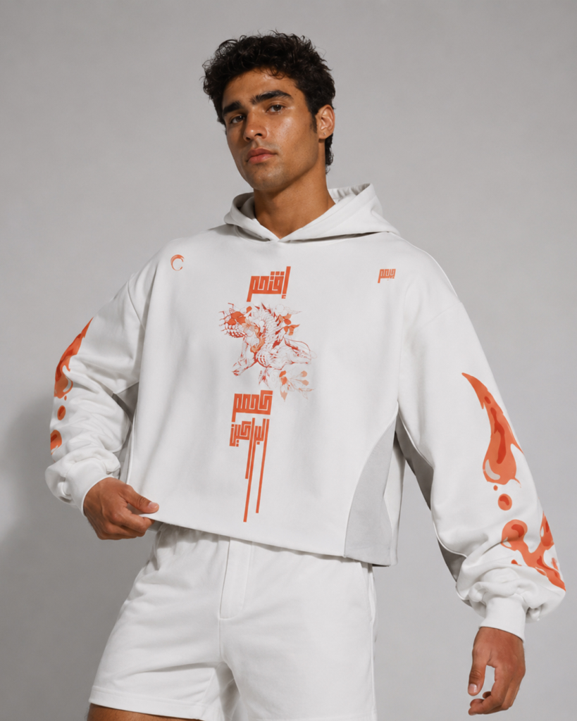 First Breath Magma Crop Hoodie