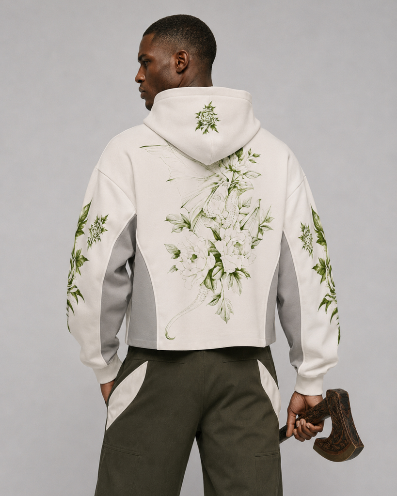 First Breath Nature Crop Hoodie