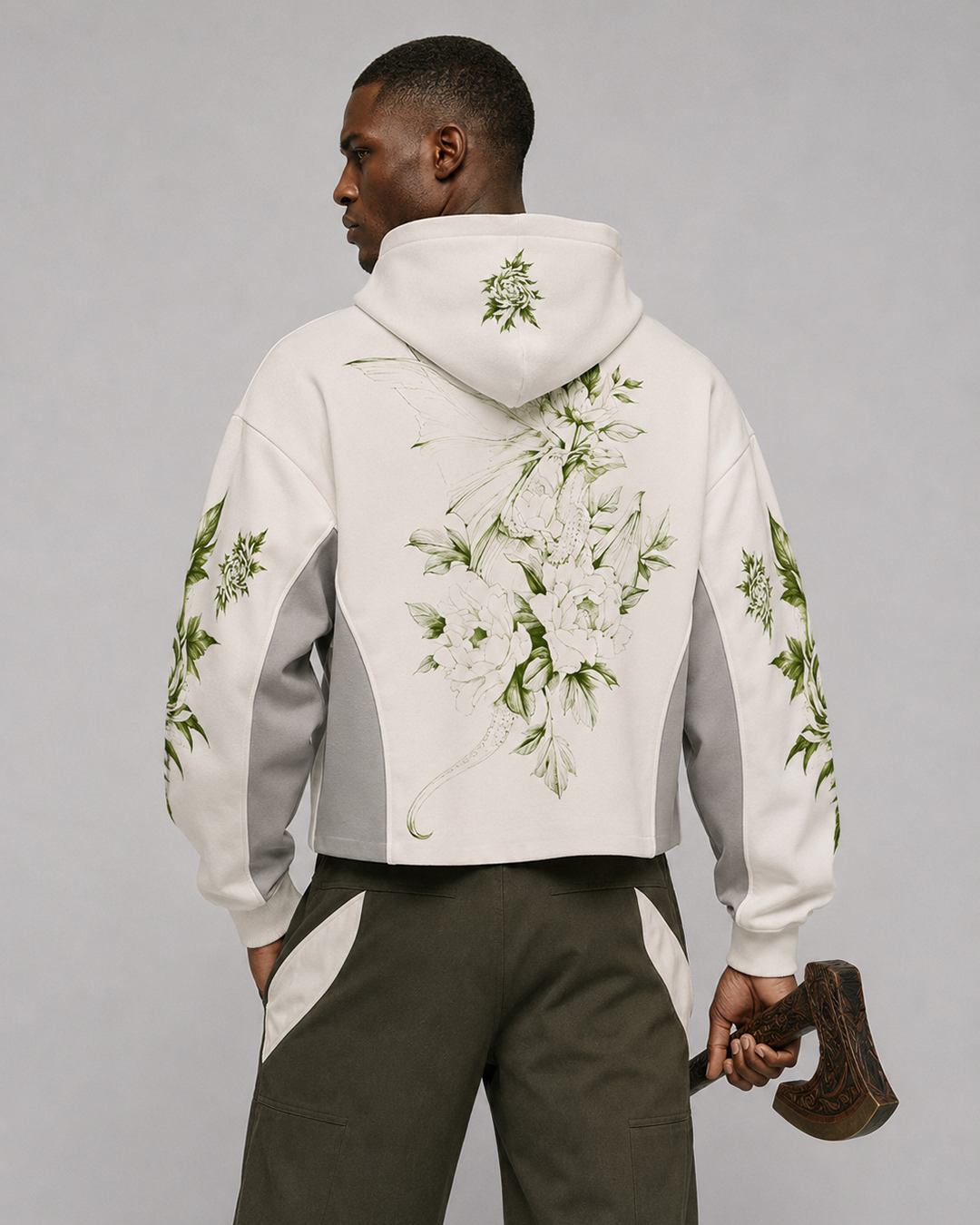 First Breath Nature Crop Hoodie