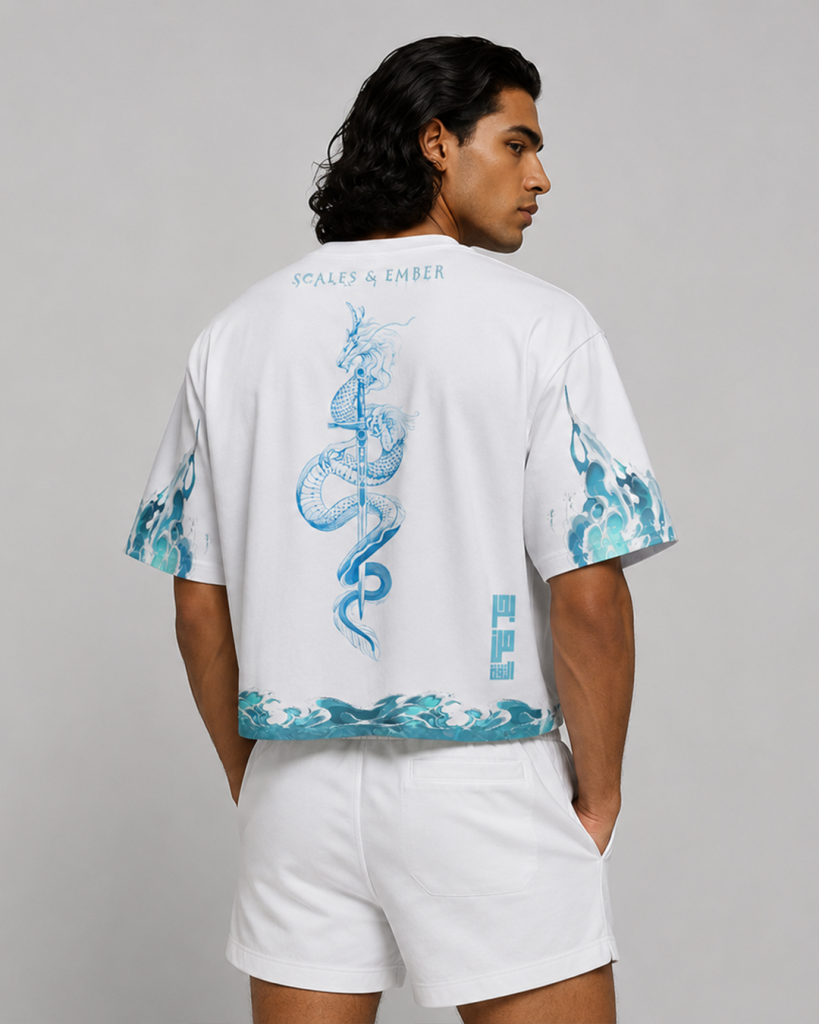 First Breath Ocean Crop T-shirt