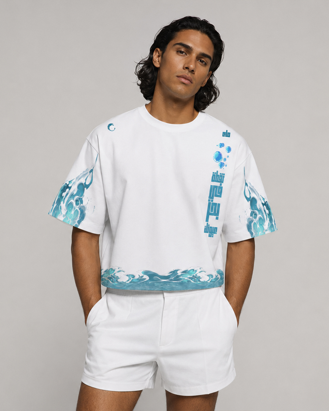 First Breath Ocean Crop T-shirt