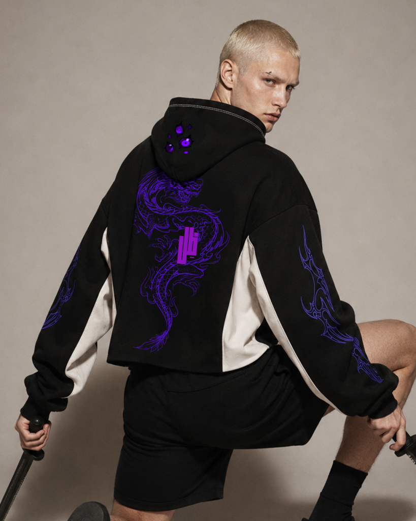 First Breath Shadow Crop Hoodie