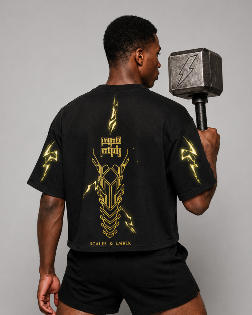 First Breath Thunder Crop T-shirt
